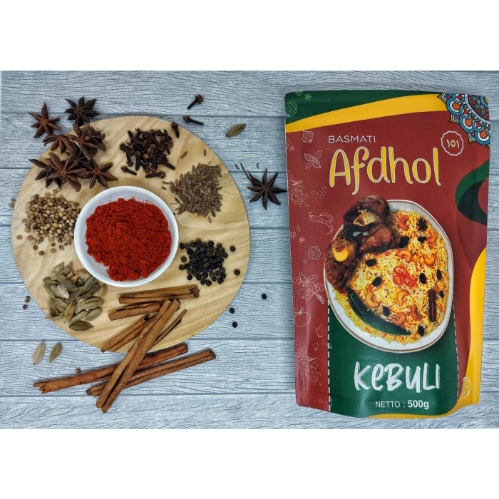 

Basmati Afdhol 151 Kebuli Mandi Briyani Kabsah & Bumbu 500Gram