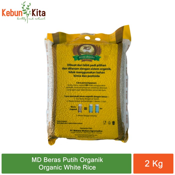 

Md Organic White Rice - Putih Organik 2 Kg