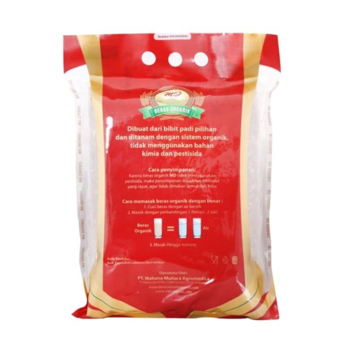 

Md Organic Red Rice Kupas Kulit - Organik - Md Merah 2Kg