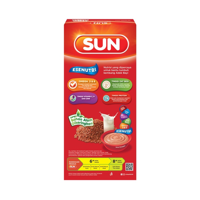 

Sun Sereal Susu Merah 120 Gr X 4 Pcs