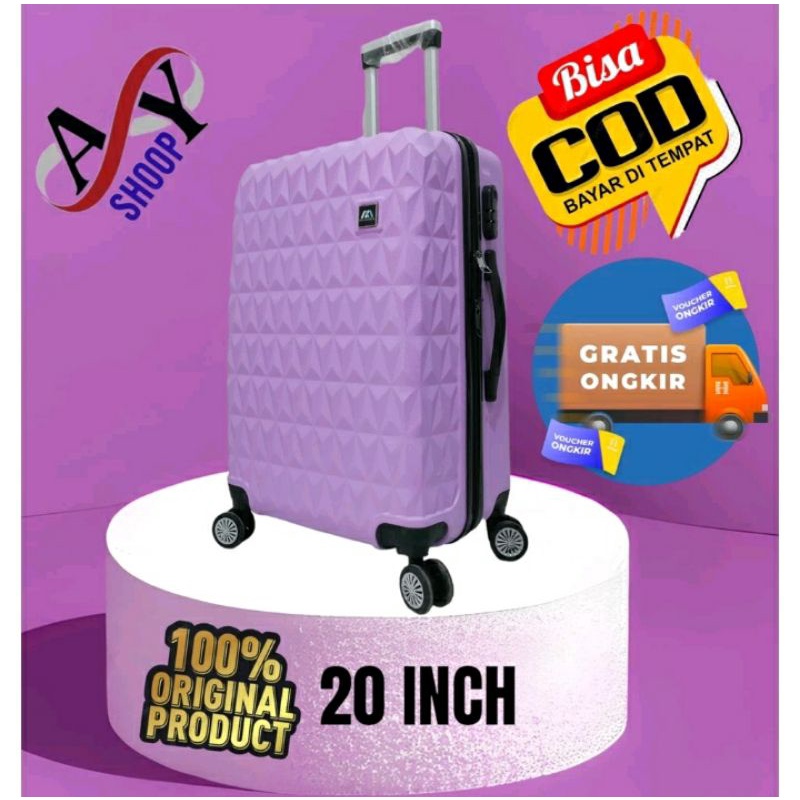 Koper 20 inchi koper anti pecah/koper murah/koper berkualitas/koper bagus