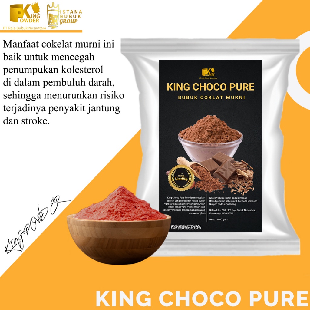 

Cokelat Bubuk Murni Dark 1 Kg Bt Cocoa Pure Dark 1 Kg Coklat Bubuk