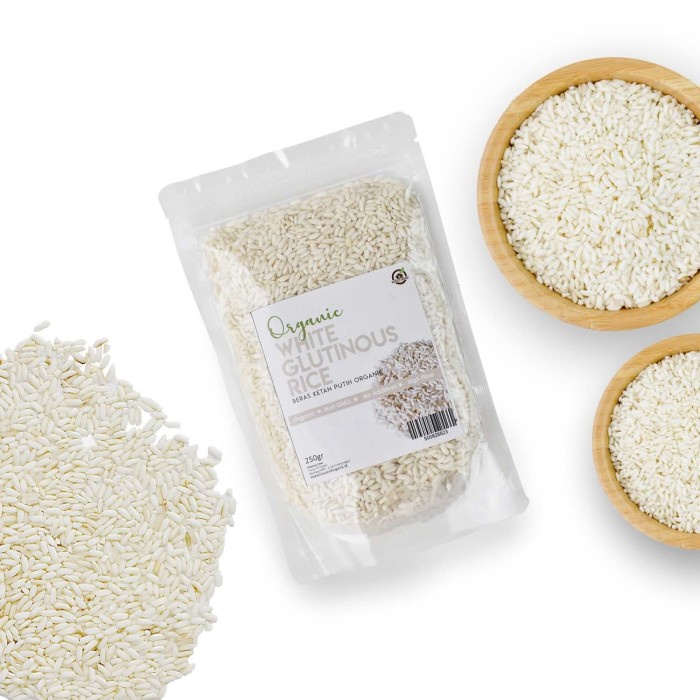 

House Of Organix Organic White Glutinous Rice/ Ketan Putih 250 Gr