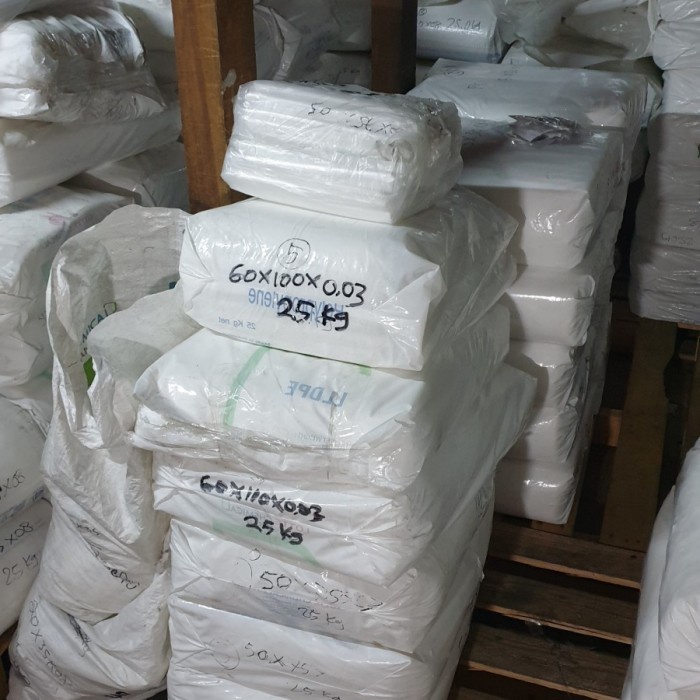 

Kantong Plastik 5 Kg Plastik Pe 25 X 45Cm Tebal 0,08 80 Micron