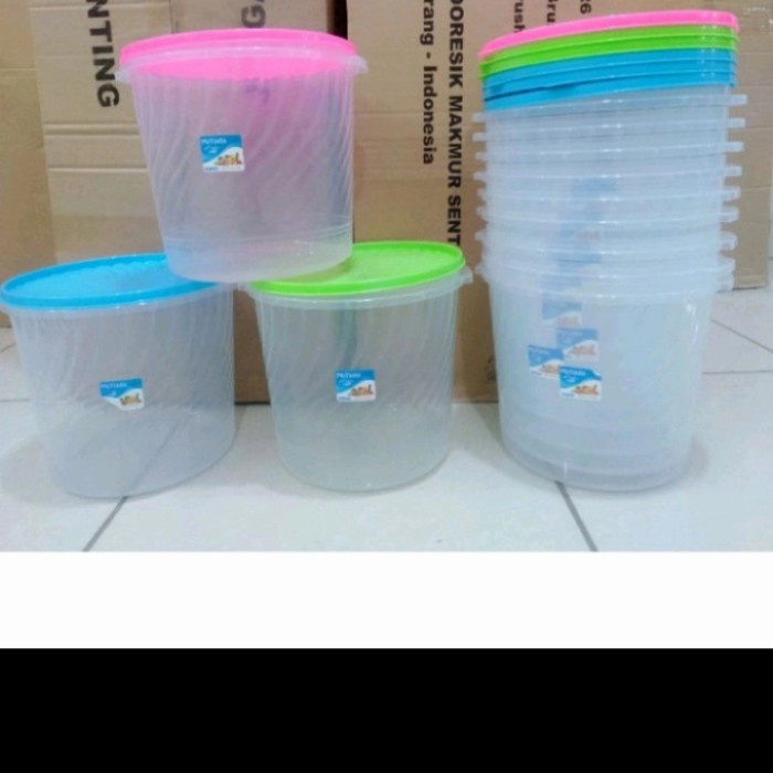 

Toples Plastik 5 Liter / Sealware / Toples Kerupuk/Toples / Kmp