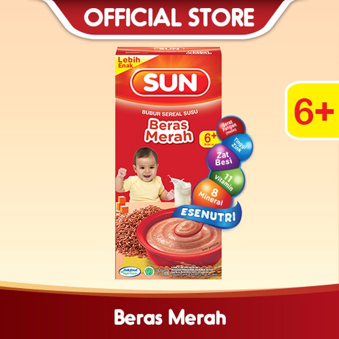 

Sun Sereal Susu Merah 120 Gr