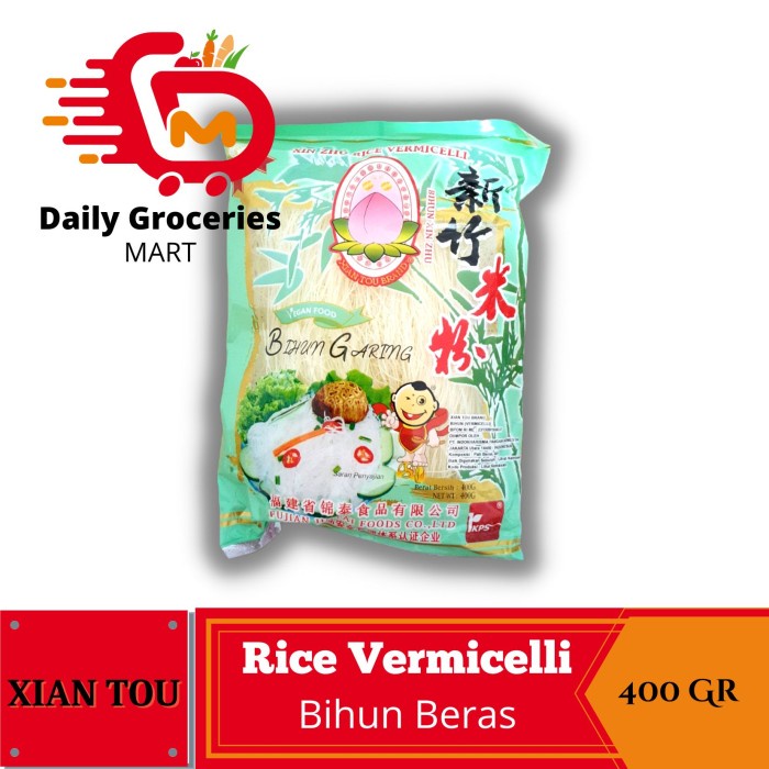 

Bihun Xian Tou Rice Vermicelli - Bihun Instant Rebus 400Gr