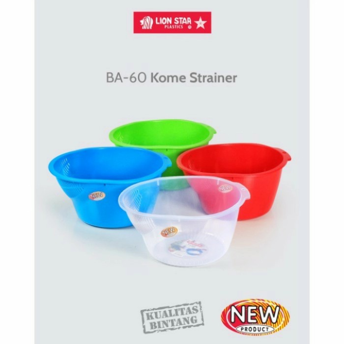 

Lion Star Baskom Saringan / Wadah Pencuci / Kome Strainer Ba-60