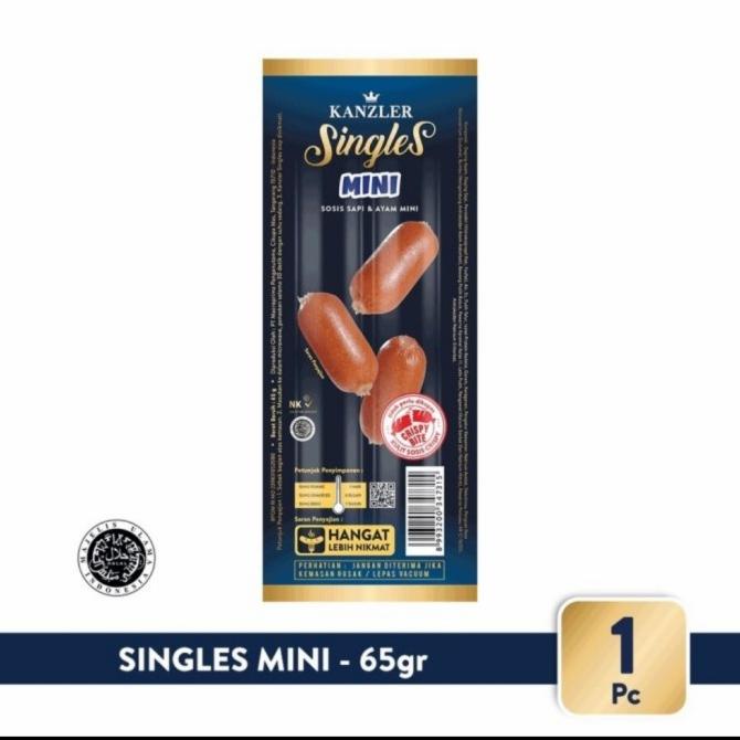

sosis kanzler singles mini 65 gr 1 dus isi 12pcs WLS