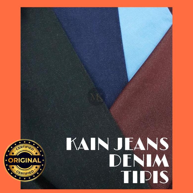 Kain Meteran Motif Bahan Kain Jeans Halus Meteran Nomer 1
