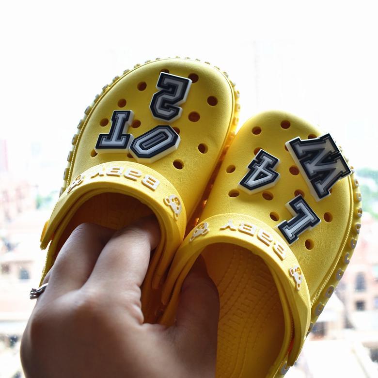 Flash Sale Aht-002 Crocs Jibbitz Pin Bentuk Huruf Angka Pins Charm Jibbitz Untuk Hiasan Sandal Senda