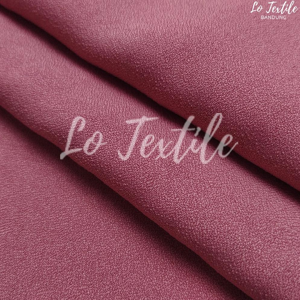 Kain Meteran Motif Kain Lady Zara Ity Crepe Premium 0.5 Meter - Bahan Lembut Stretch Bahan Gamis Mur