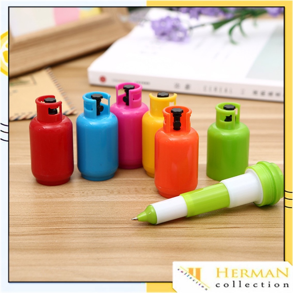 

HC Pena Lucu Bentuk Tabung Gas Bullet Tip 0.5mm Pulpen Capsul Motif Tabung Gas Alat Tulis Sekolah Kantor Gas Cylinder Bolpoint Perlengkapan Menulis Anak Pen Motif Unik Untuk Souvenir Pernikahan Cendera Mata Murah