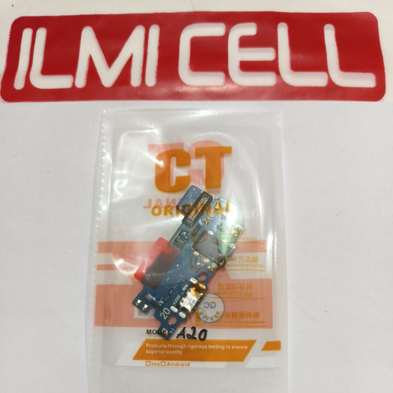 FLEXIBLE SAMSUNG A20 A205F / M10S M107F PAPAN KONEKTOR CAS + MIC + HF ORI