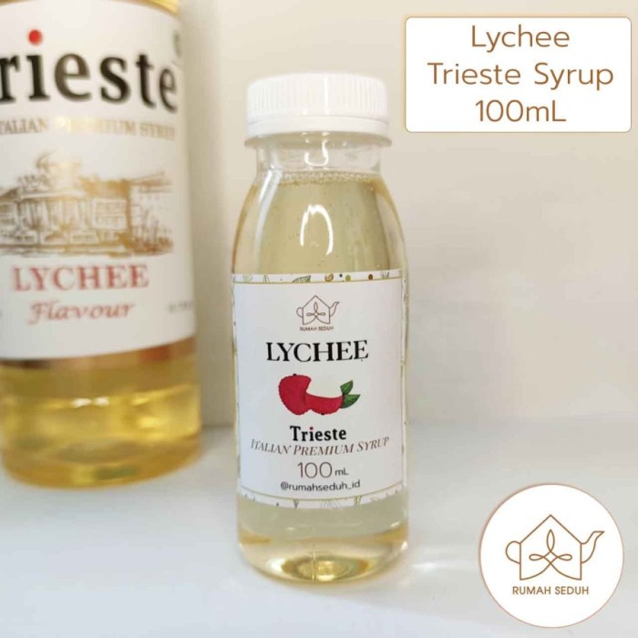 

100mL Sirup Leci merk Trieste - Lychee Italian Premium Syrup