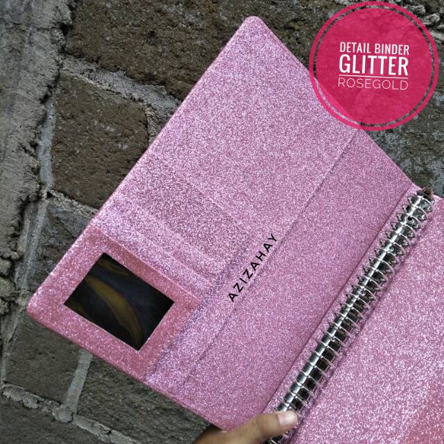 

Binder Glitter Pink Soft 26Ring