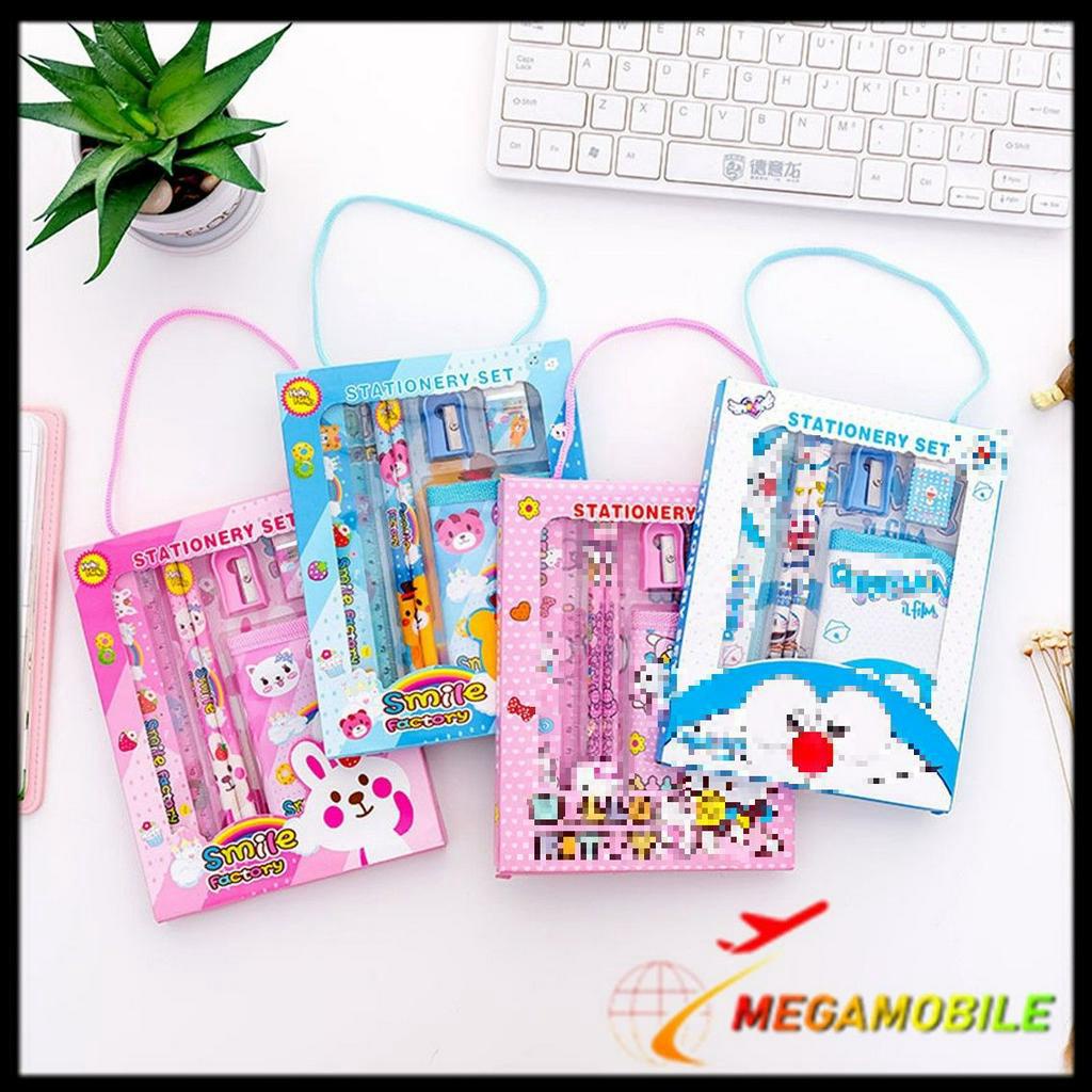 

MM - Alat Tulis Set 6IN1 Stationery Set Lucu Karakter Set Perlengkapan Alat Tulis Sekolah Anak-Anak TK Murah