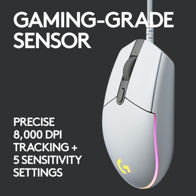 Logitech G203 Lightsync Rgb Gaming Mouse - Garansi Resmi