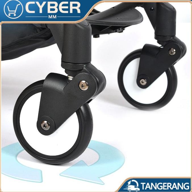 Roda Karet Aksesoris Stroller Bayi 1PC