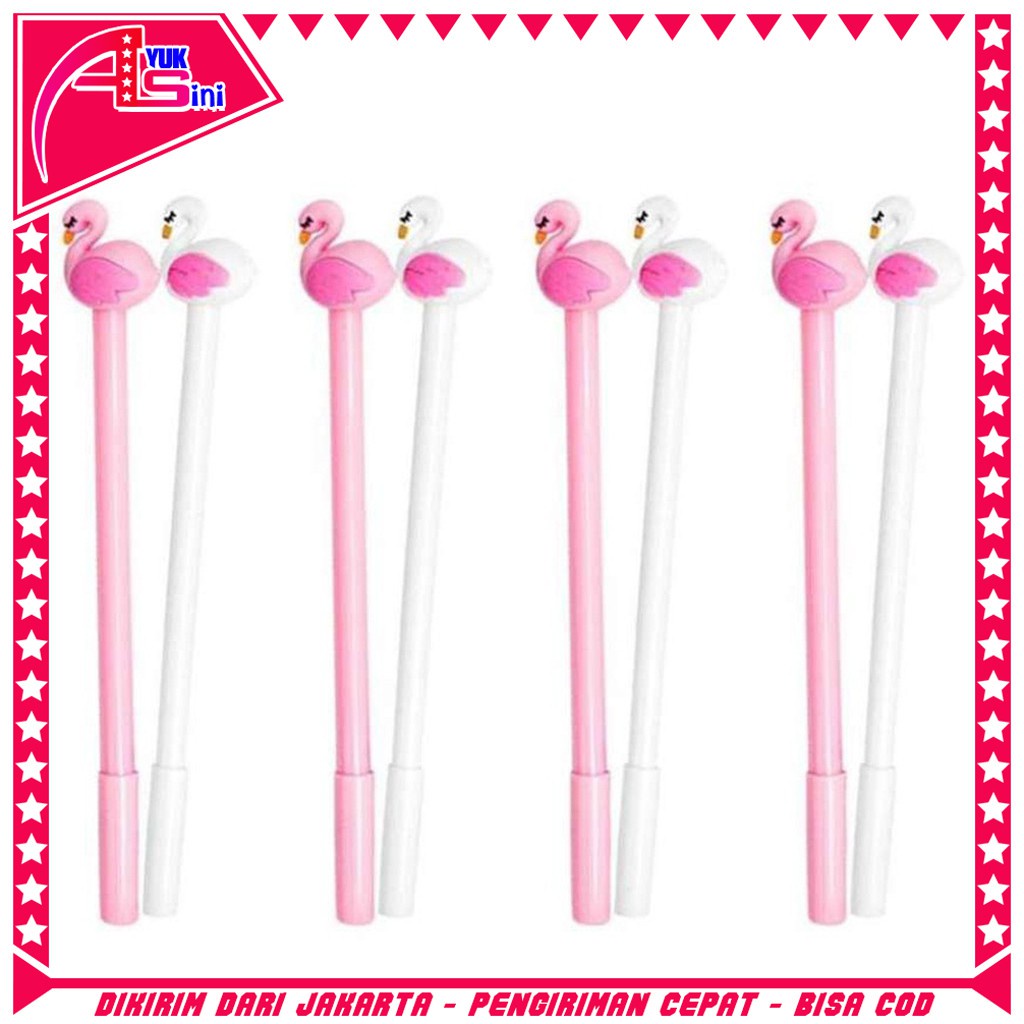 

Pena Karakter Flaminggo Lucu Pulpen Stationary