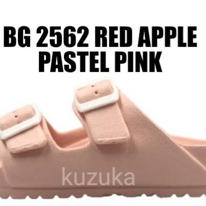 Sandal Wanita Red Apple Pastel Bg 2562 Strap 2 Original
