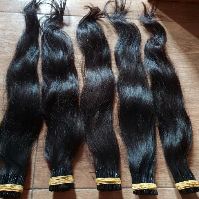 HAIR EXTENSION RAMBUT SAMBUNG 60CM HUMAN HAIR RAMBUT ASLI
