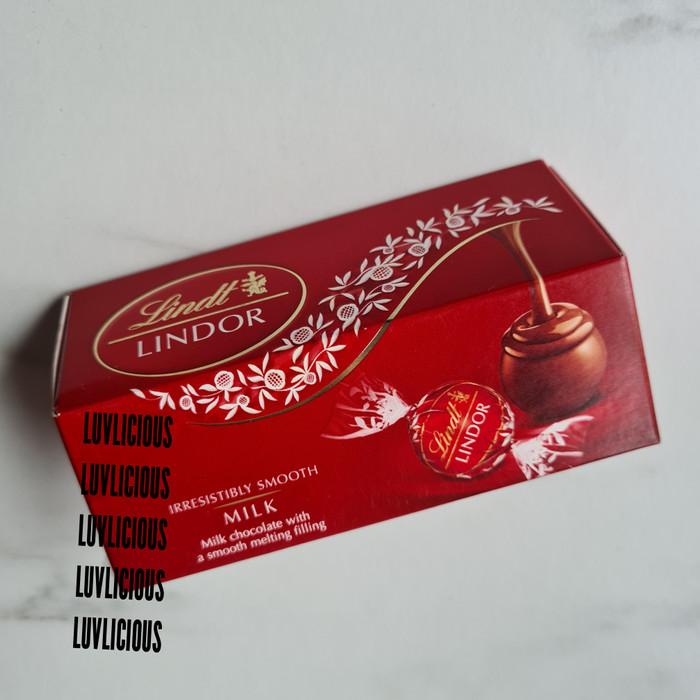 

LINDT LINDOR MILK CHOCOLATE COKLAT COKELAT SUSU 3 PCS
