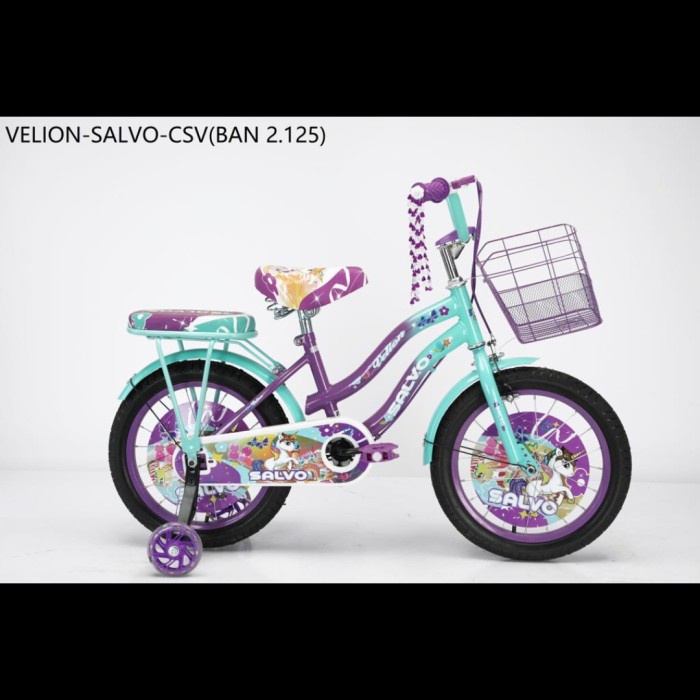 Promo Sepeda Anak Perempuan 12 16 18 Inch Trex Unicorn