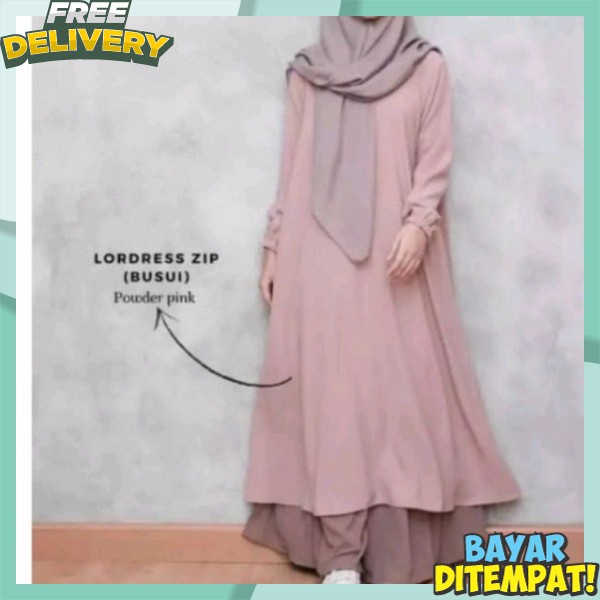 Bju Ibuibu Jumbo Super Premium Branded Paksian Bajy Bajh Ataaan Kondangan Hari Raya Turkey Abaya M L