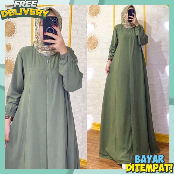 Turkey Abaya M L Xl Gamis Lebaran Murah Ghamis Qanita Polos Gami Sanita Pakain Bwju Baj Atqsan Gamis