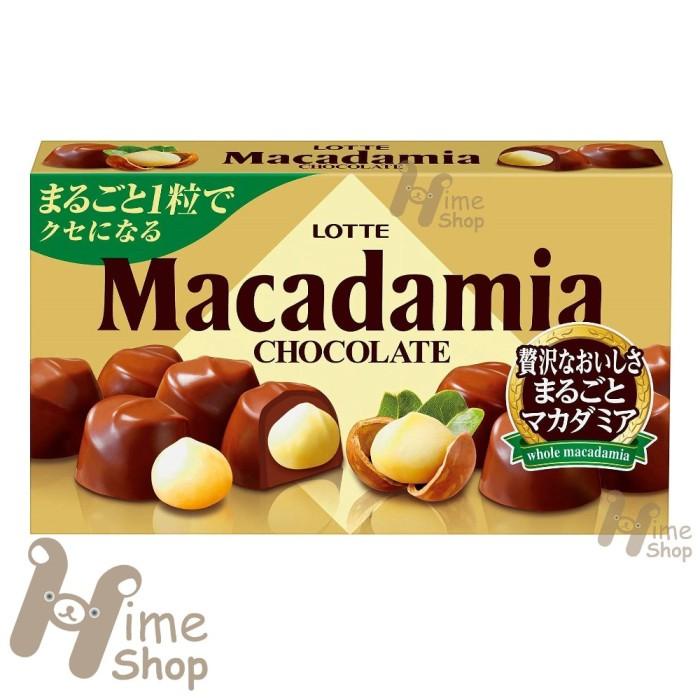 

LOTTE MACADAMIA CHOCOLATE 9 TABLETS ORIGINAL JEPANG COKLAT KACANG