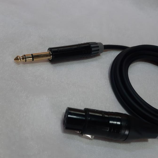 kabel mic XLR Female to TRS. kabel karaoke mogami bagus