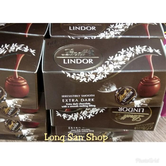

PROMO!! LINDT LINDOR EXTRA DARK CHOCOLATE-COKLAT IMPOR