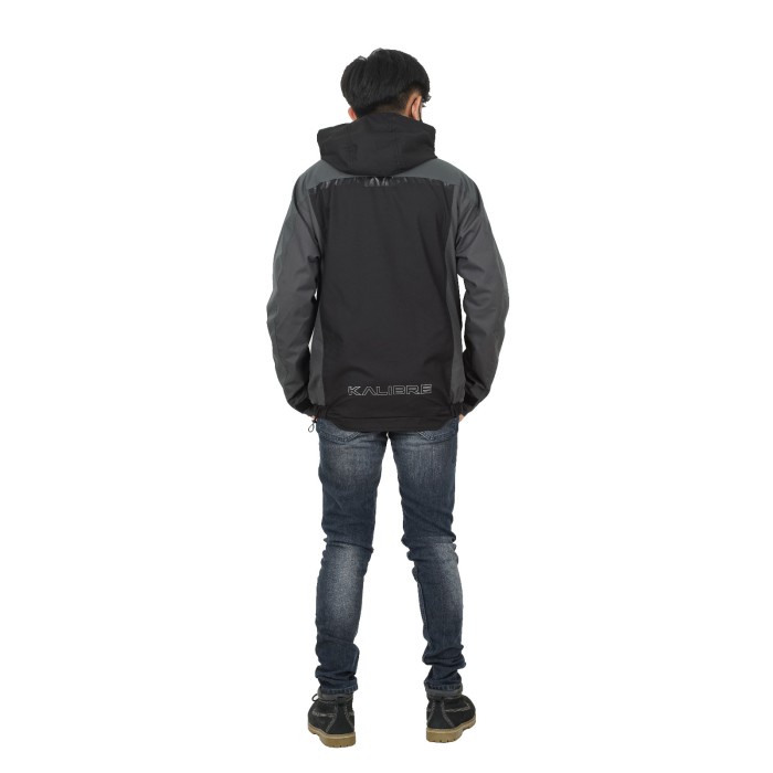NEW KALIBRE JAKET MOTOR ORIONS BLACK-GREY 970396 ORIGINAL TERBARU