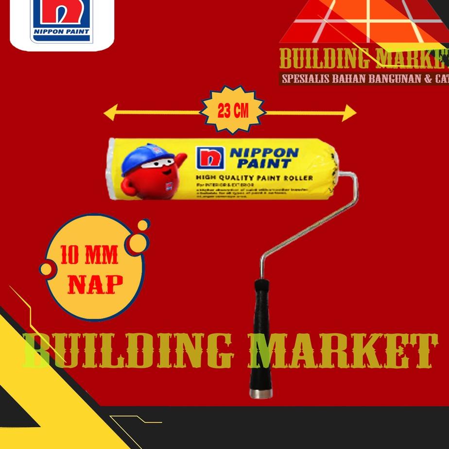 Roller Cat Kuas Roll Cat Tembok Rol Cat Nippon Paint 9 Inch