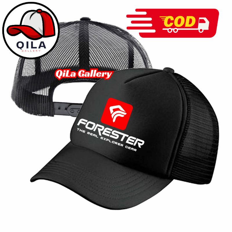 QiLa Gallery Topi Trucker FORESTER - Topi Distro FORESTER Logo - Topi FORESTER Premium - Topi Pria D