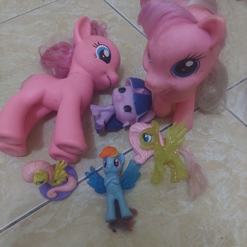 Mainan Anak Perempuan Viral BISA COD TERMURAH Kuda Poni Mainan Anak Pony My Little Pony Figure PRELO