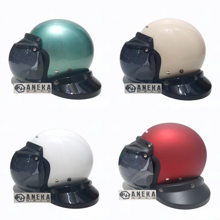 Helm Cargloss Kaca Cembung