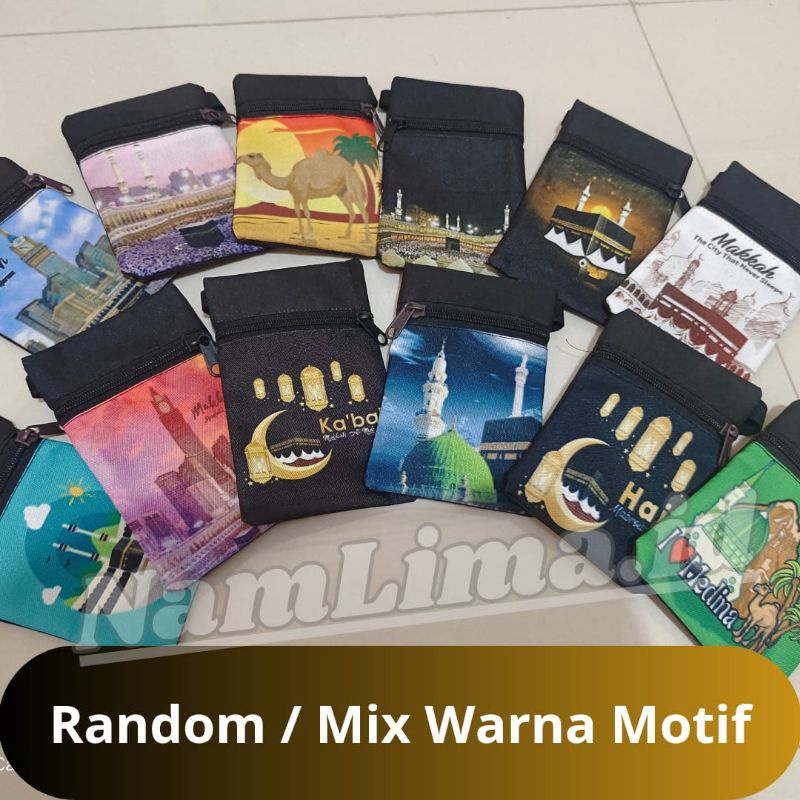 Poch Printing Mini Dompet Haji Umroh Oleh oleh Souvenir Poch koin poch uang