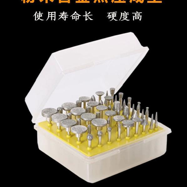 Mata Bor Tuner Diamond Mounted Set 50Pcs Mata Ukir Batu Granit Kerak Porting Gerinda Ni