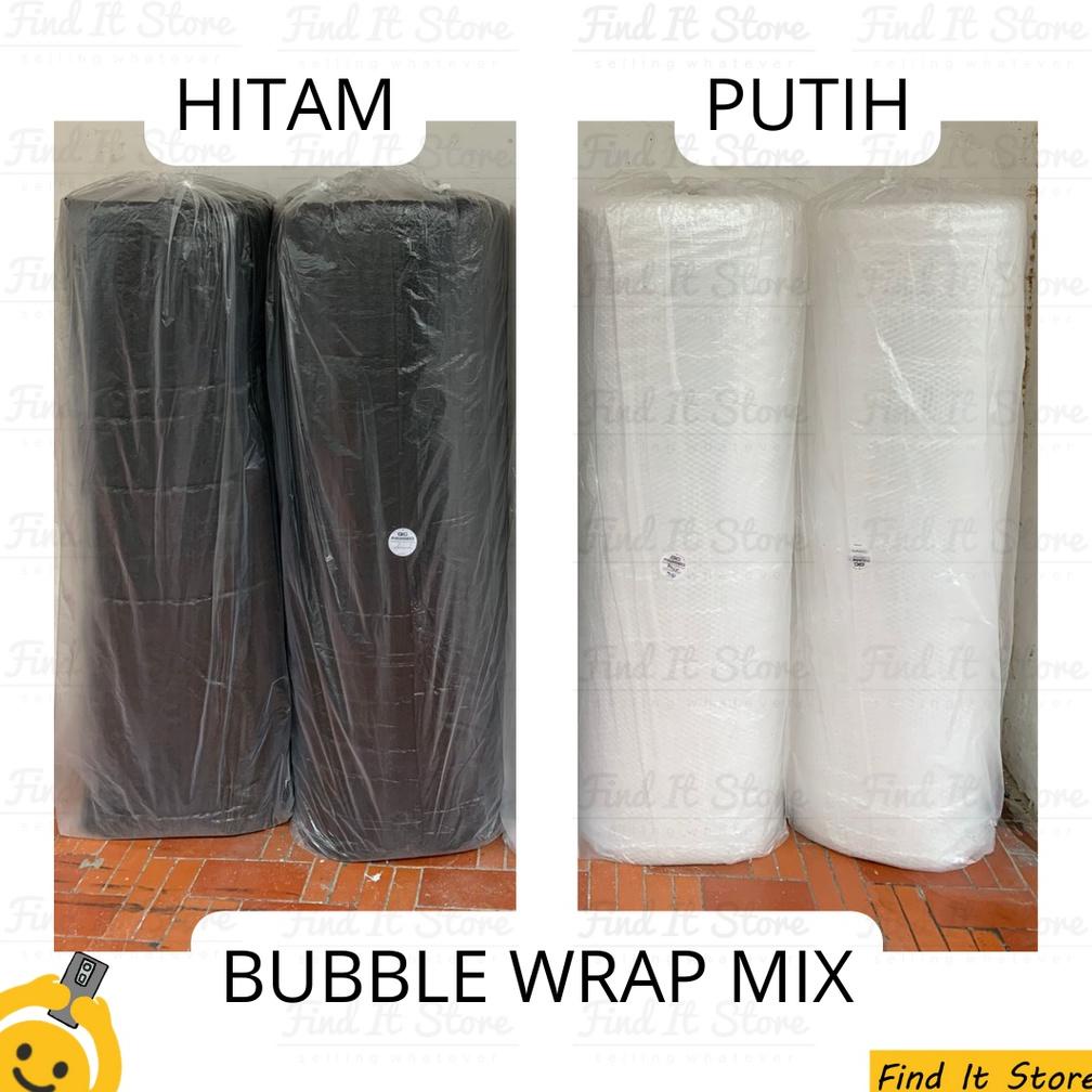 

Update Plastik Bubble Wrap ROLL 50M x 1,25 M 50 x 125 Hitam Putih 2.4KG 3KG ,.