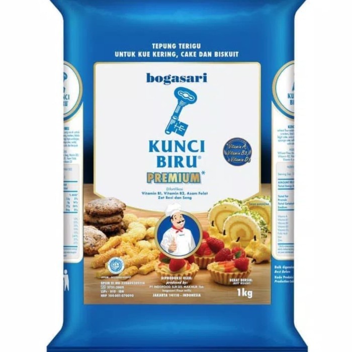 

Tepung Kunci Biru Bogasari 1dus