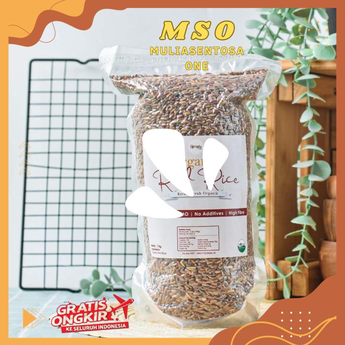 

SIMPLY ORGANIC RED RICE ( BERAS MERAH ORGANIK ) 1 KG HIGHT CLASS PRODUK !!