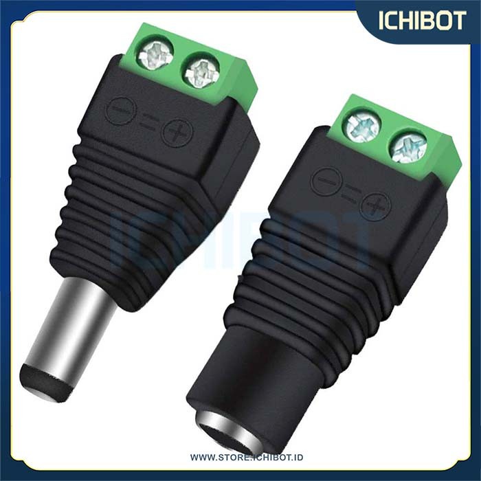 Socket Power Supply DC Male Female 5.5 x 2.1mm