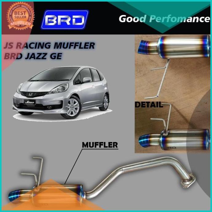 Muffler Exhaust Knalpot Js Racing Style BRD Thailand Honda Jazz GE GE8