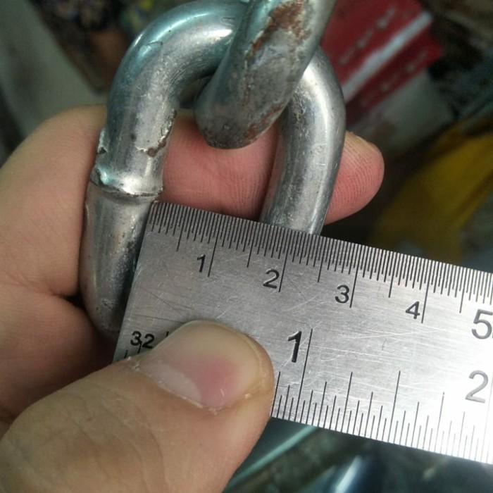 Rantai Besi 10Mm / Rantai Kapal 10Mm / Rantai Besar / Rantai Galvanis