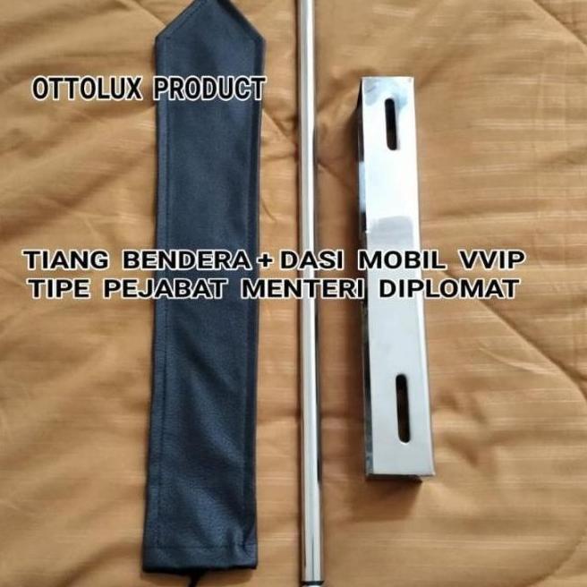Dasi Mobil Tiang Bendera Tiang Komando. Dasi + Tiang + Braket Tiang.
