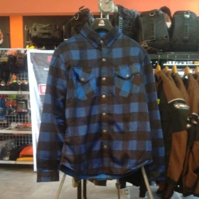 PROMO Kemeja Protektor Skull Riderz AIR RIDER MESH PROTECTIVE Flannel Jacket