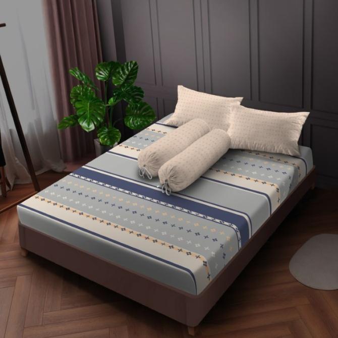Kintakun Sprei 160x200 / 180x200 / 200x200 Madana Aesthetic Dluxe Krem