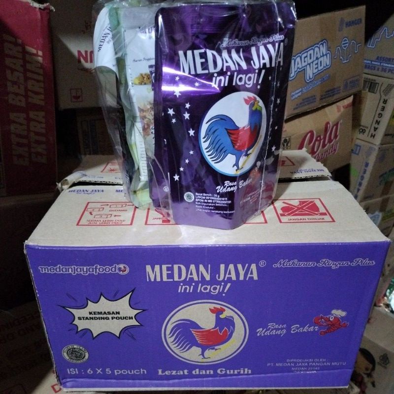 

MEDAN JAYA harga 1 bungkus isi 5pcs@35g berat bersih175